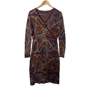 Peruvian Connection Pima Cotton Knit Sweater Dress M